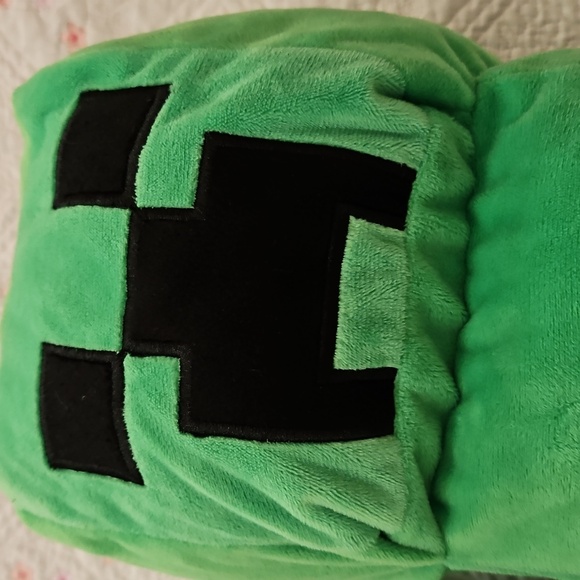 Minecraft 18" Green Creeper & 14" White Ghast Mojang 2023 Lot Of 2 Plush Figures - Picture 6 of 7